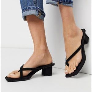 Mango | Black Flip Flop Sandal
